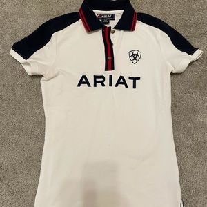 Women’s White Short Sleeve Ariat Polo